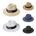 Summer Breathable Sun Braid Straw Hat Beach Summer Fashion Bright Color Straw Hats Fedora Beach Panama Straw Cap