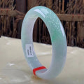 High Standard Exquisite Jade Bracelet Bangle in Spring Colors of Violet Sunflower and Green Perfect As Myanmar Jadeite Gift