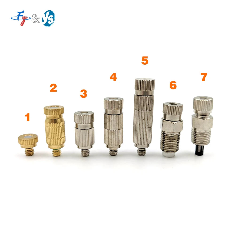 High Quality 1 YS 1/8" Thread Fine High Pressure Mist Nozzle Fd Series Dust Control Water Misting Nozzle New Condition