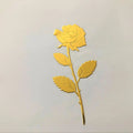 Custom Self Adhesive Packaging Labels Gold Electroforming Metal Nickel Sticker Plating Transfer Embossed 3D Stickers