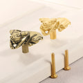 Zodiac Cattle Brass Door Handle Animal Cupboard Door Handle Drawer Metal Handle Hook