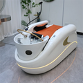 Multi-functional Lay Down Shampoo Bed Salon Head Spa Hair Wash Thai Bowl Massage Spa Bed With Steam and Circulating Optional