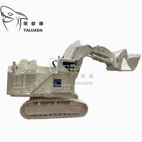 PC8000-11 Alloy 1:50 Scale Excavator Model with Cable Diesel Shovel Attachments