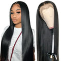 180% Density 13x6 HD Lace Front Wigs Human Hair Pre Plucked Glueless Straight Human Hair Wigs for Black Women Brazilian Hair