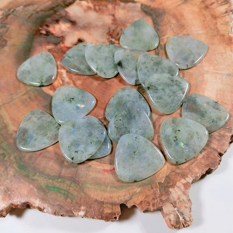 Huiying Gemstone Healing Labradorite Guitar Accessories Picks Beads For Sale