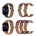 20mm 22mm Luxury Genuine Leather Band for Amazfit Active 2 Bip 5 SSmartwatch Trap for Garmin Watch