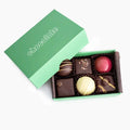 Luxury Biodegradable Eco-Friendly Embossed Rigid Packaging for Personalized Custom Chocolate Boxes Ribbon for Chocolate Covered