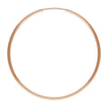 Vintage Real 1/20 Rose Gold Filled Endless Hoop Earrings for Women Jewelry Making