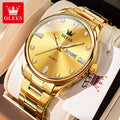 OLEVS 3621 Oem Custom Men Watch Brand Diamond Quartz Watch Water Resistant Timepieces Analog Montre Homme Quartz Watch for Man