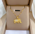 Elephant  Pendant Stainless Steel Necklace for Women Girls Fashion Jewelry Necklaces