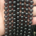 Wholesale Natural Stone Beads 6mm Black Tourmaline Stone Beads for Jewelry Making