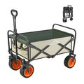 Heavy Duty Collapsible Utility Portable Camping Trolley 4 Wheels Folding Wagon Cart