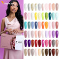 2026 VENALISA VIP5 7.5ml 65pcs/Set Newest Hema Free UV Gel Polish Kit Soak Off Nail Gel Set Manicure Tool Set With Base TopCoat