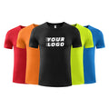 Wholesale Quality Comfortable Leisure Breathable 100% Polyester Blank Sports T-shirt Can Be Customized logo