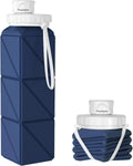Collapsible Water Bottle Leak-proof Cover Silicone Travel Bottle - Collapsible Water Bottle Portable Silicone