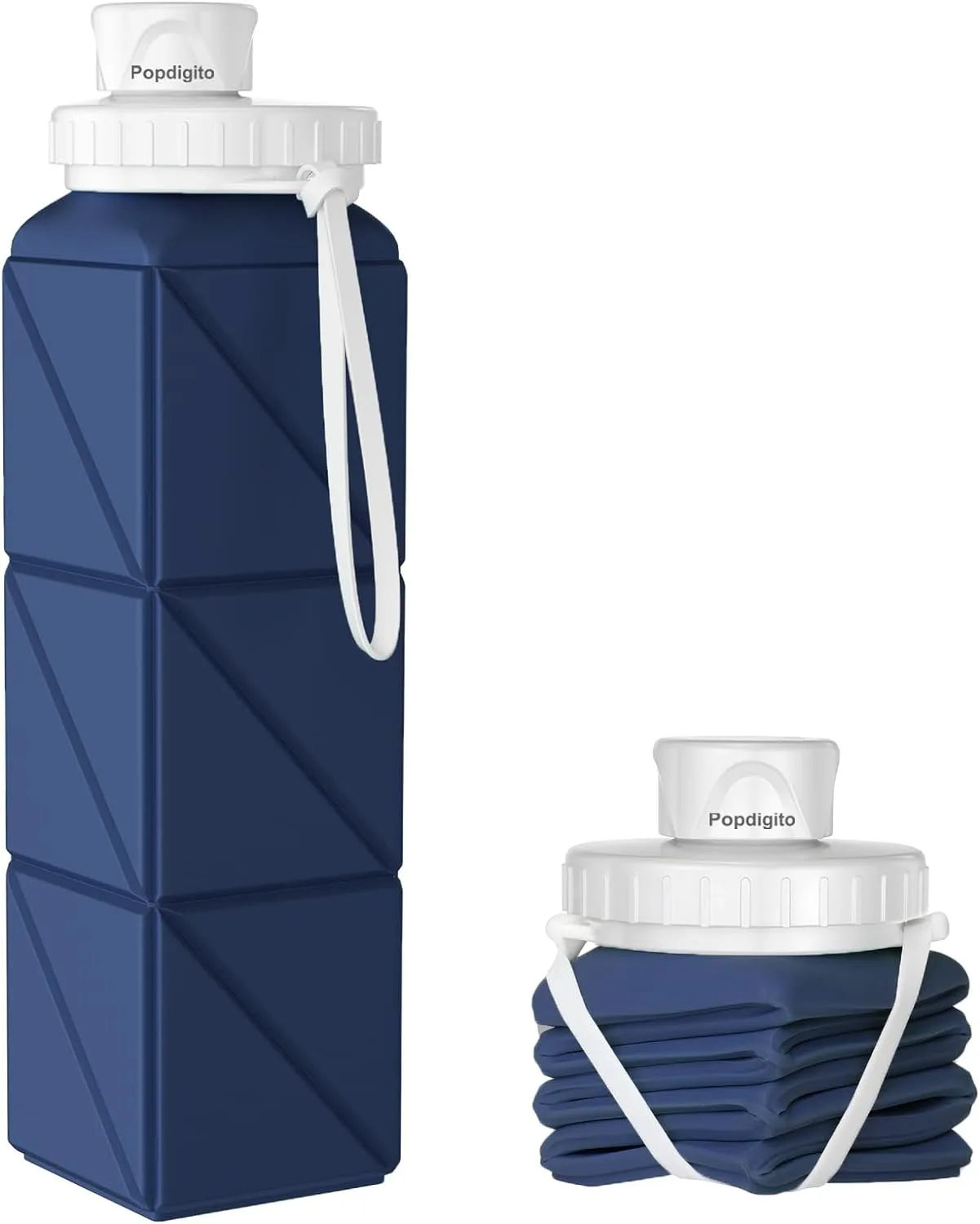 Collapsible Water Bottle Leak-proof Cover Silicone Travel Bottle - Collapsible Water Bottle Portable Silicone