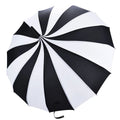 Custom Luxury California Vintage Black White Patio Wedding Souvenirs Gift Pagoda Umbrella for Summer