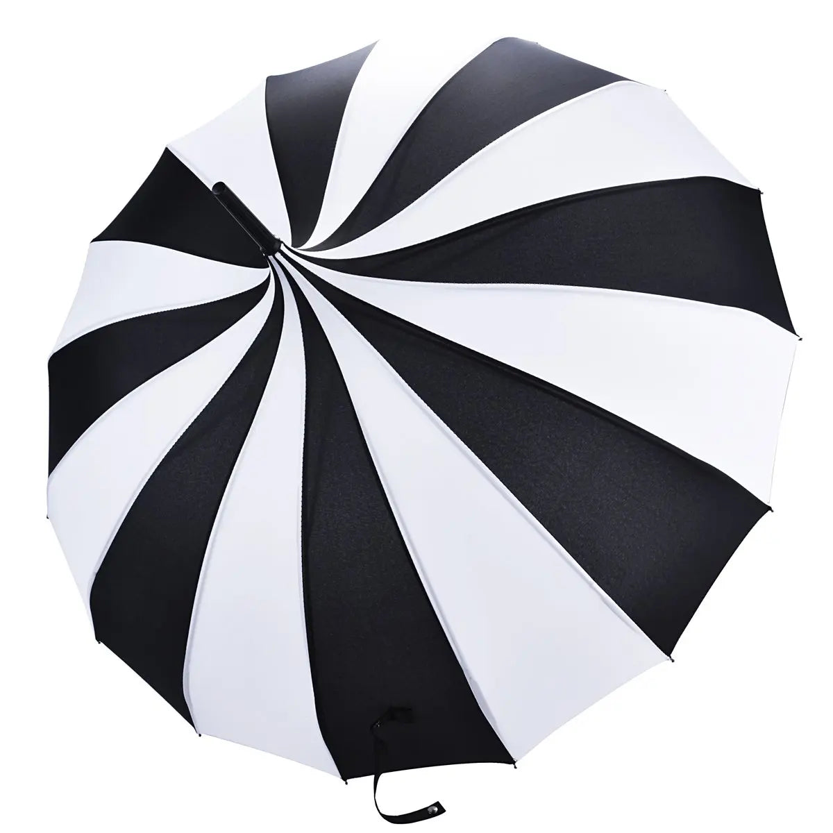 Custom Luxury California Vintage Black White Patio Wedding Souvenirs Gift Pagoda Umbrella for Summer
