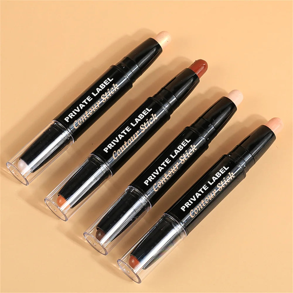 Dual-Ended Professional Herbal Concealer Foundation Stick Custom Logo Print OEM Private Label