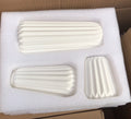 2024 Modern Nordic Table Decor White Ceramic Vases Set of 3 Home Decoration Flower Luxury Wedding Decor