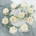 Popular Milk White Pocket Boutonniere Flower for Men Wedding Boutonnieres Corsage Brooch PIns Match Bridesmaids Wrist Flower