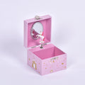 Ever Bright 4 Inch Unicorn Music Box Ballerina Jewelry Musical Box Kid Toys Hand Cranked Music Box  for Girls & Boys Gift