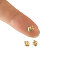 Wholesale 14K Gold Filled Small Heart Necklace Charm for Gift Gold Filled Tiny Pendant
