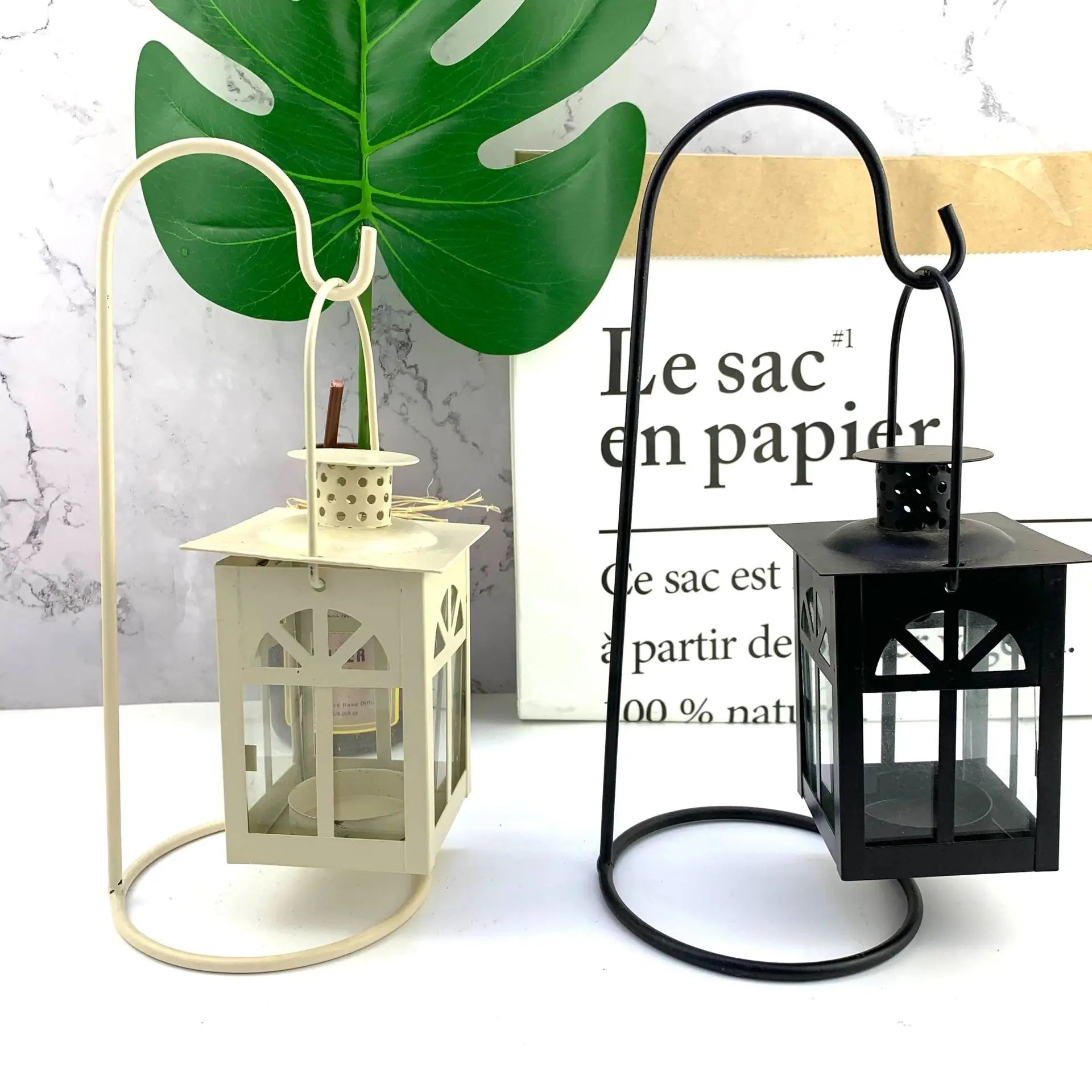 Iron Tea Light Lantern Candle Holder Reasonable Price Wedding Decorations for Home Elegant Chandelier Type