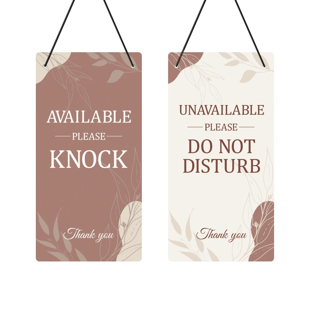 Sessions Double Side PVC Hanging Wall Sign PVC Door Ornament Waterproof Management Office Decor PVC Sign