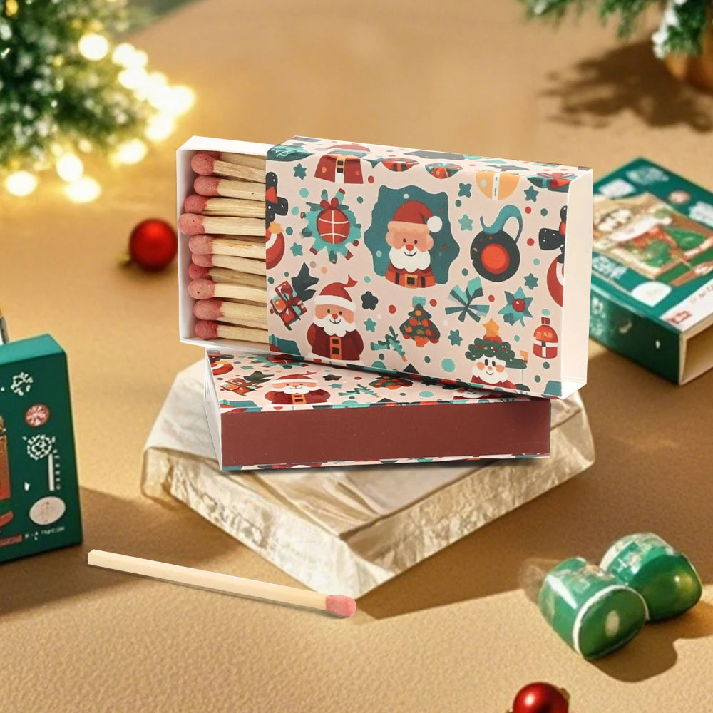 Custom Empty Matchboxes for Advertising Personalized with UV Coating Embossing Matt Lamination
