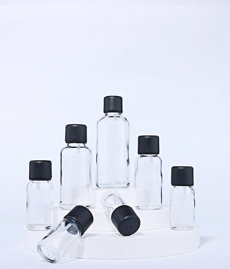 Essential Oil Glass Bottles Beard Hair Body 10ml 30ml 100ml Sizes Empty Spray Dispenser Roller Dropper Bottle Hair Oil Packages