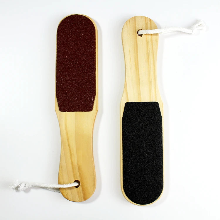 Professional Exfoliation Wooden Foot Files Durable Pedicure Scraper Callus Remover Foot Files