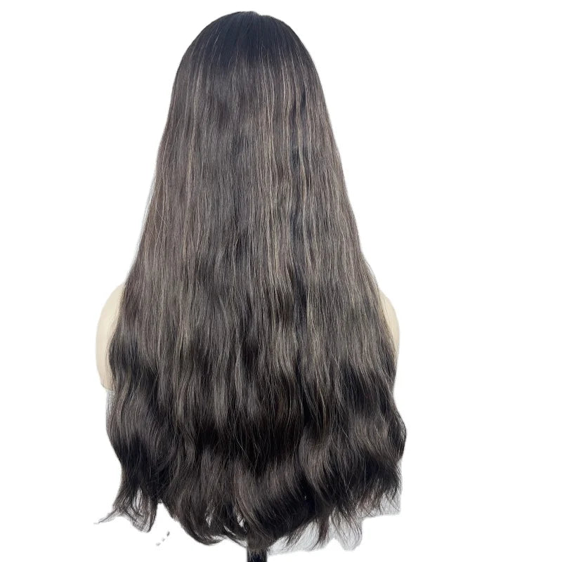Emeda Lace Top Wig #1B8C Virgin Cuticle European Brazilian Human Hair Kosher for Women