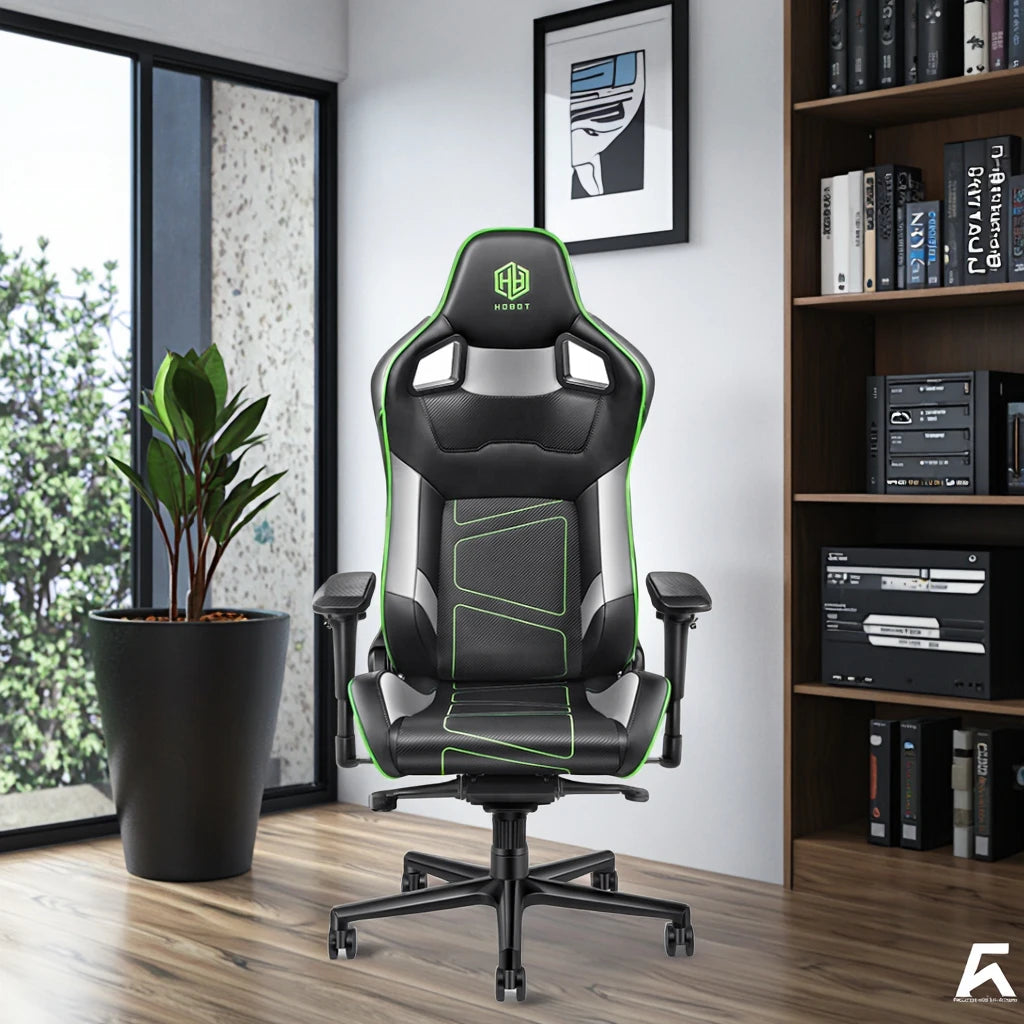 Hobot H5 Ergonomic Racing Gaming Chair Comfortable Swivel Office Furniture with Reclining Feature for Home or Office Use