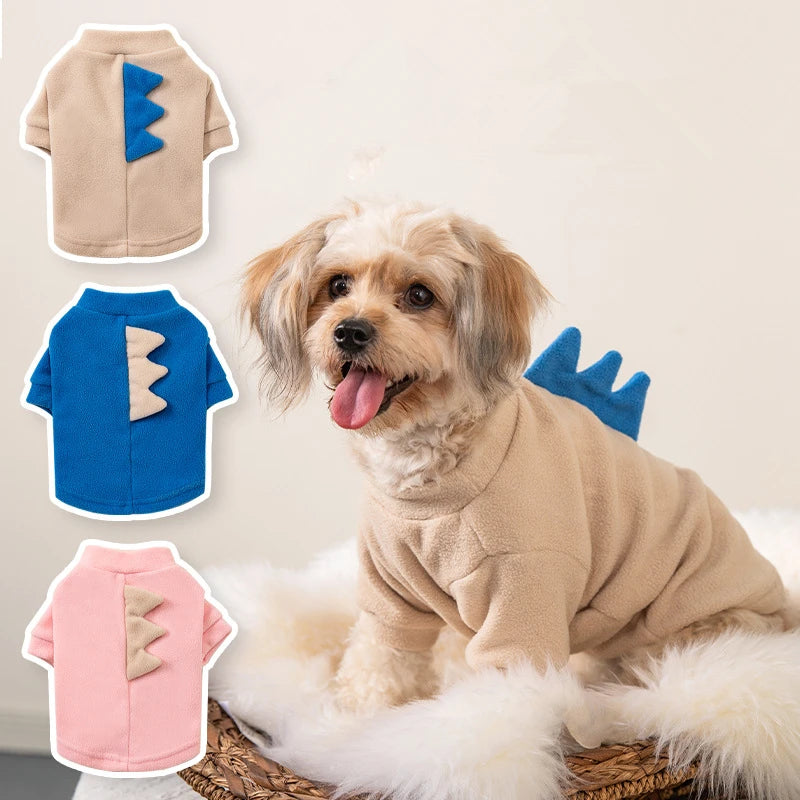 Luxurious & Classic Four-Legged Coat Puppy Pajamas Warm Dog Jacket Hoodie Sweater for Dogs Cats Fleece Pet Jumpsuit Pet Clothes