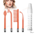 Portable Handheld High Frequency Skin Therapy Wand Facial Beauty Machine Electrotherapy Face Cleansing Skin Tightening Device