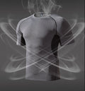 Men Fitness Clothing Wear Muscle Custom Printing Cotton T-Shirts Mens Plain Gym Slim Fit Short Sleeve T Shirt