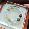 Homemade Natural Mixed Crystal Stone Bracelets for Reiki Healing