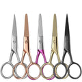 Round Head Men's Black Beauty Scissors Personal Care Stainless Steel Nose Hair and Beard Trimmer