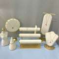 Popular Mall White Necklace Bracelet Display Racks Counter Pendant Earrings Storage Holder Window Jewelry Holder
