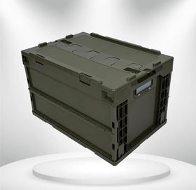 Large Stackable Folding Crates for Home Office and Outdoor Car Storage