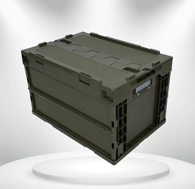 Large Stackable Folding Crates for Home Office and Outdoor Car Storage