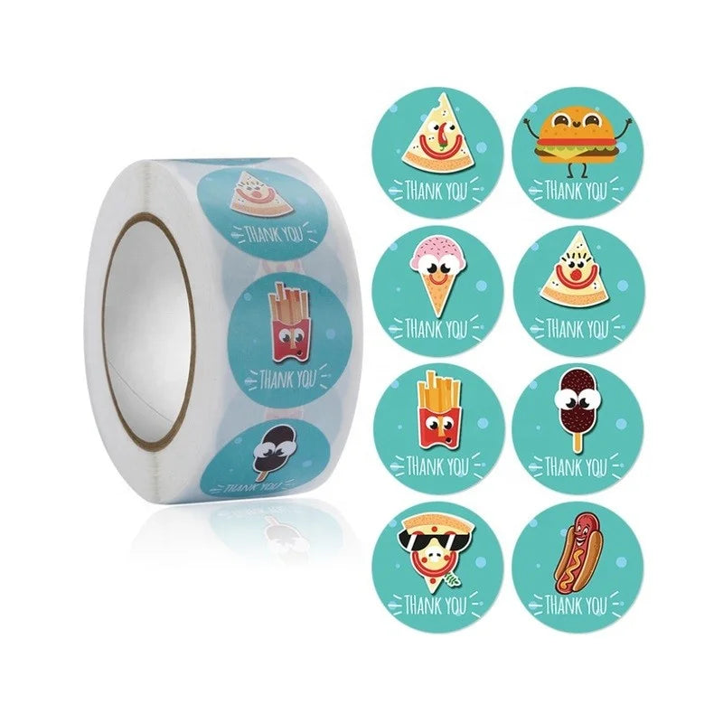 Wholesale Rolled Animal Label Stickers Blank Number ROLL Sticker