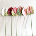 Y-H119 Wholesale Artificial 3D Printed Anthurium Flower Big Anthurium Artificial Flowers for Home Wedding Decoration