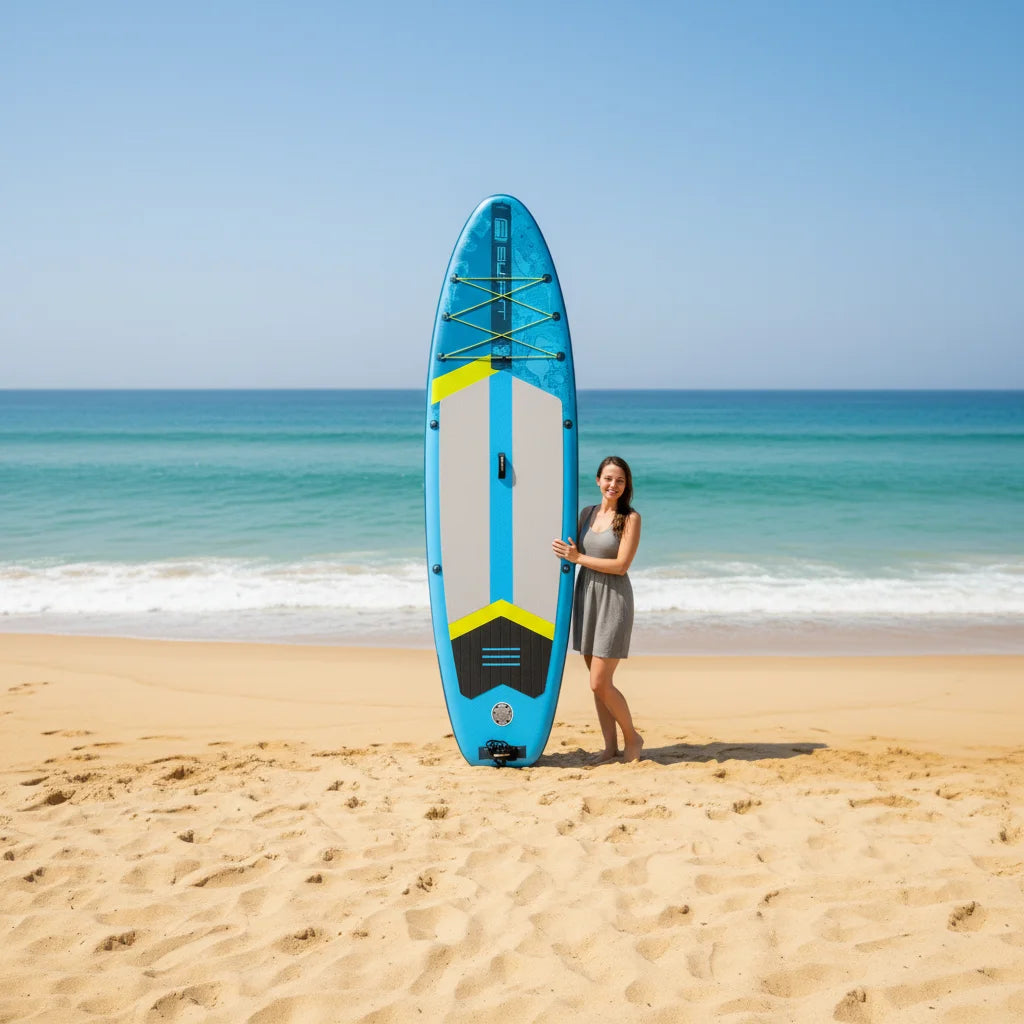Fast Delivery Waterplay Surfing Tabla De sup 10'6"x33"x6'' Inflatable sup Board Heat Sealing Technology Stand up Paddle Board