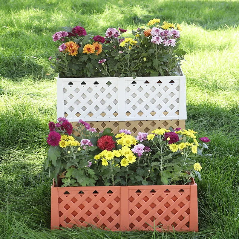 Wholesale Outdoor Vegetable Planter Plastic Gardening Raised Bed