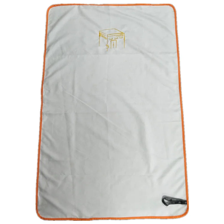Microfiber Suede Bowling Ball  Towel Custom Embossed logo Plush Fleece Sports Towels