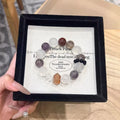 Homemade Lucky Bead Charm Bracelet Mixed Healing Crystal Stone Bracelet for Gift