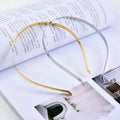 2/4/6/8/10mm Stainless Steel Dull Color Plain Blank Flat Hair Band Headband DIY Hair Jewelry Accessories Crafts