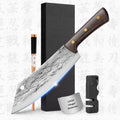 10% Off Custom Logo Full-Tang Super Heavy Duty 8 Inch Chinese Kitchen Knives Meat Cleaver Forged Butcher with Wenge Wood Handle